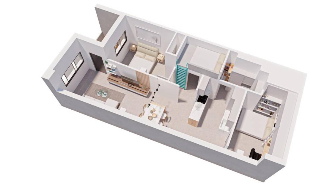 New Build - Apartment - Pilar de la Horadada - Pilar de la Horadada Centro