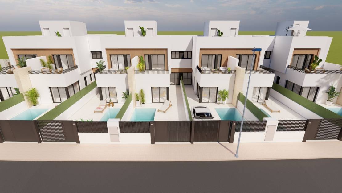 New Build - Semi - Detached Villa - Santiago De La Ribera