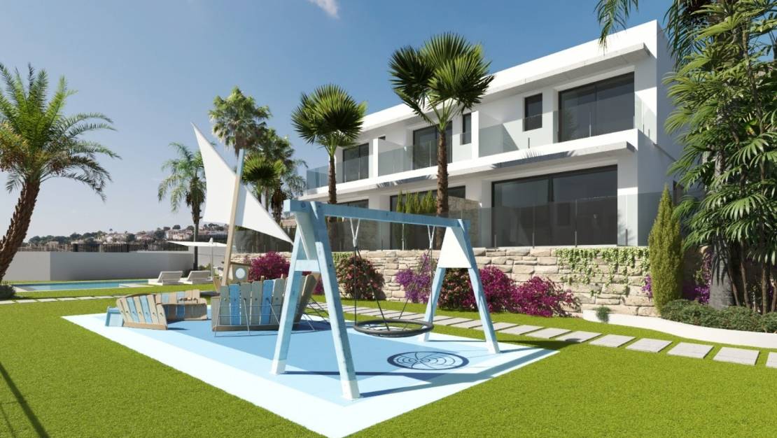 New Build - Townhouse - Finestrat - Balcon sierra cortina