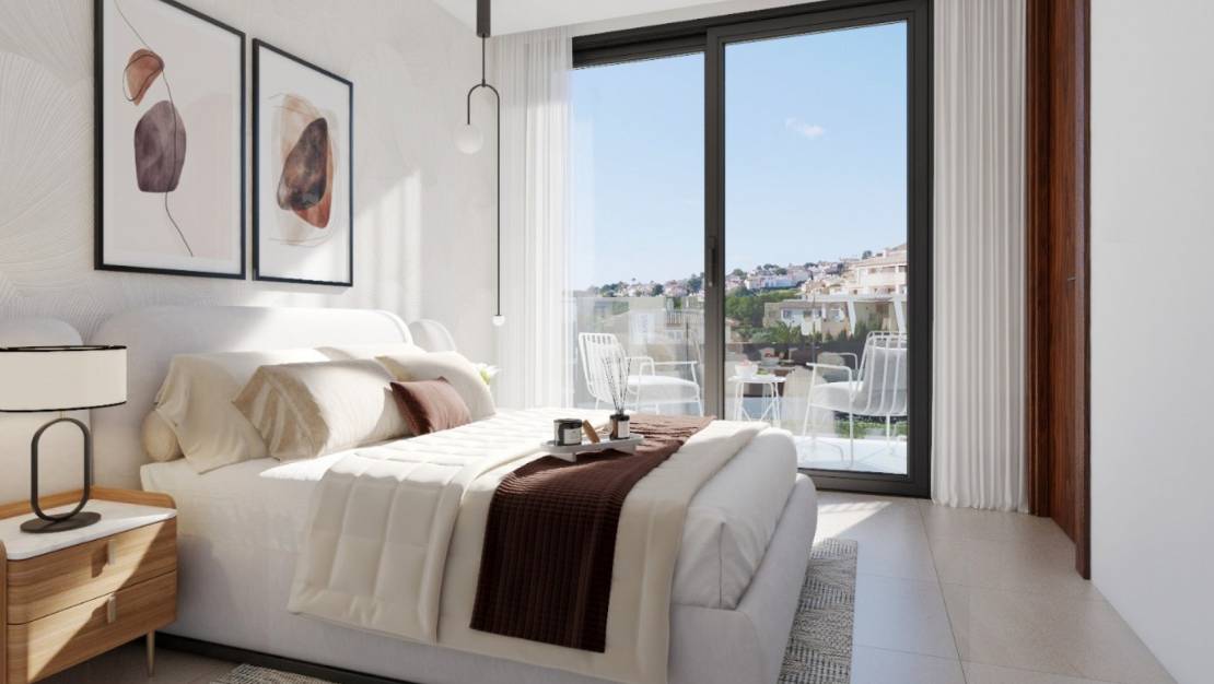 New Build - Townhouse - Finestrat - Balcon sierra cortina