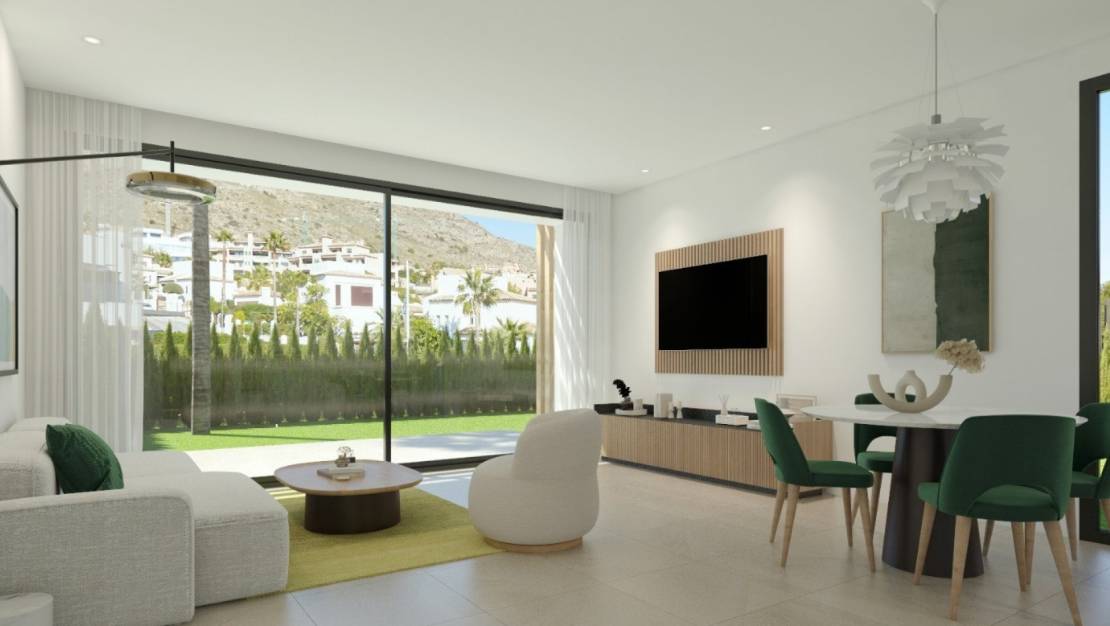 New Build - Townhouse - Finestrat - Balcon sierra cortina