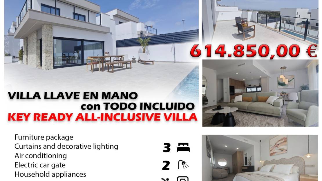 Nueva construcción  - Villa de Lujo - San Miguel de Salinas - La Cañada