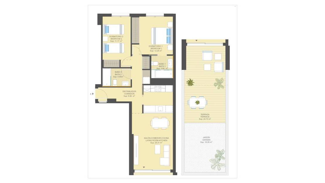 Sale - Apartment - Orihuela - Campoamor