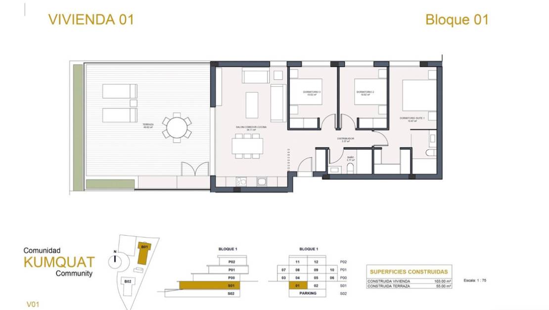 Sale - Apartment - Orihuela - Las Colinas Golf