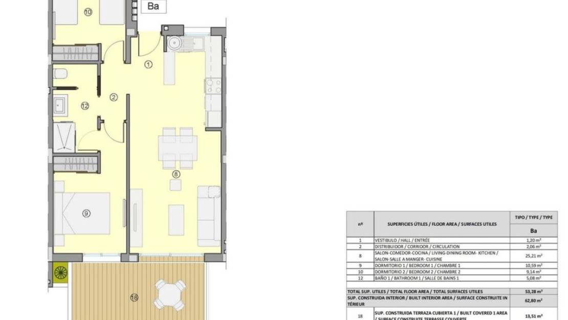Sale - Apartment - Orihuela - Villamartin