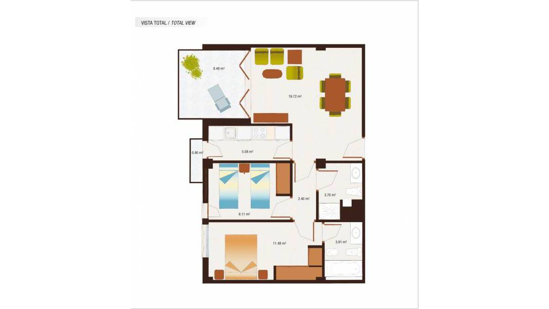 Sale - Apartment - Villanueva del Rio Segura - Urbanización plan parcial la morra