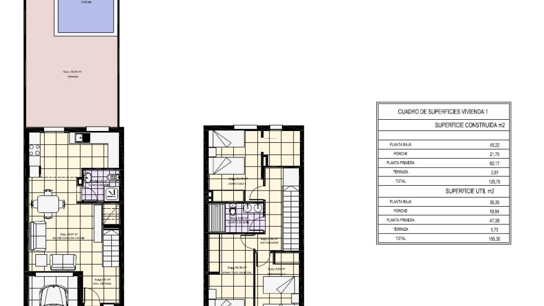 Venta - Town House - Pilar de la Horadada - Pilar de la Horadada Centro